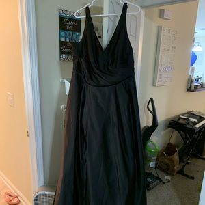 Black long dress with pockets size 22